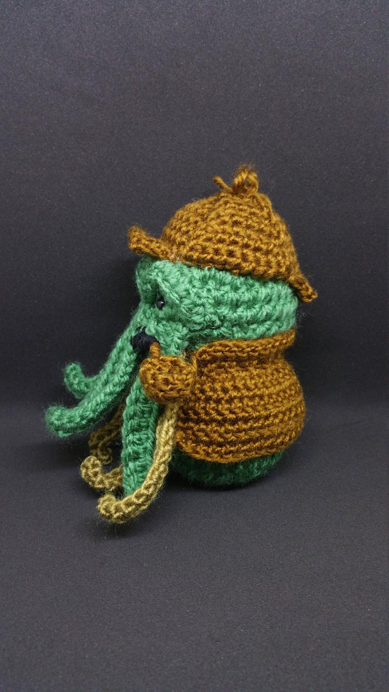 Sherlock holmes Cthulhu Wool Doll