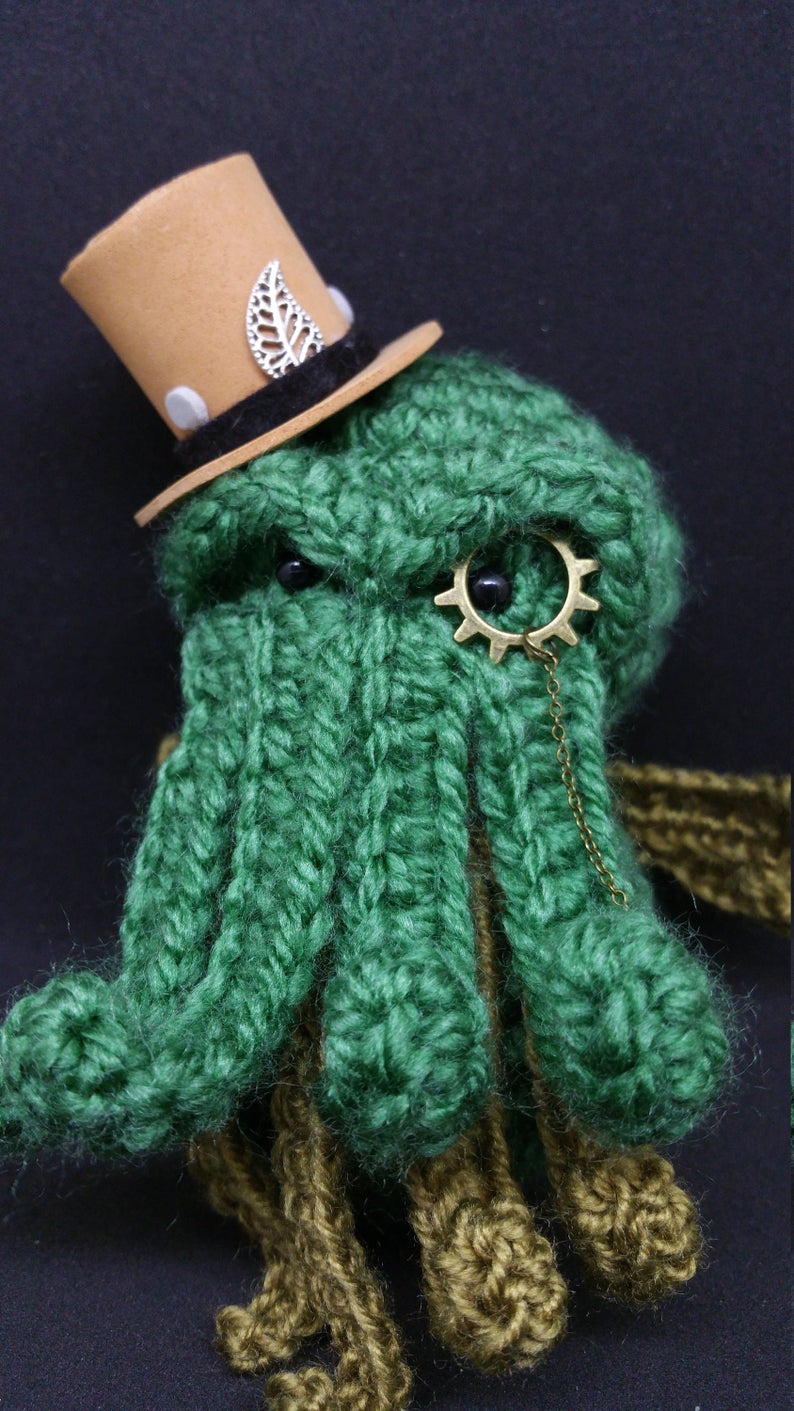 Muñeco Cthulhu steampunk