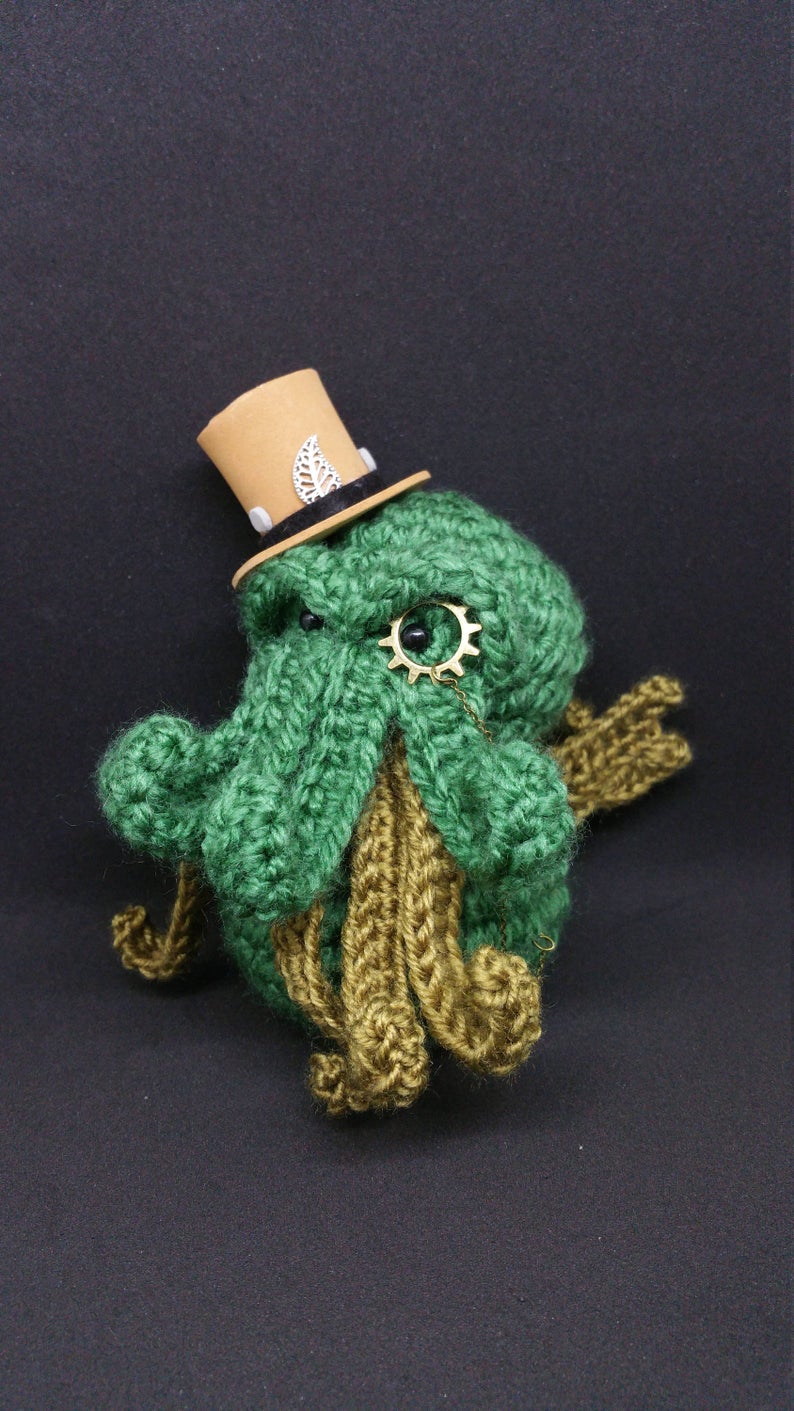 Muñeco Cthulhu steampunk