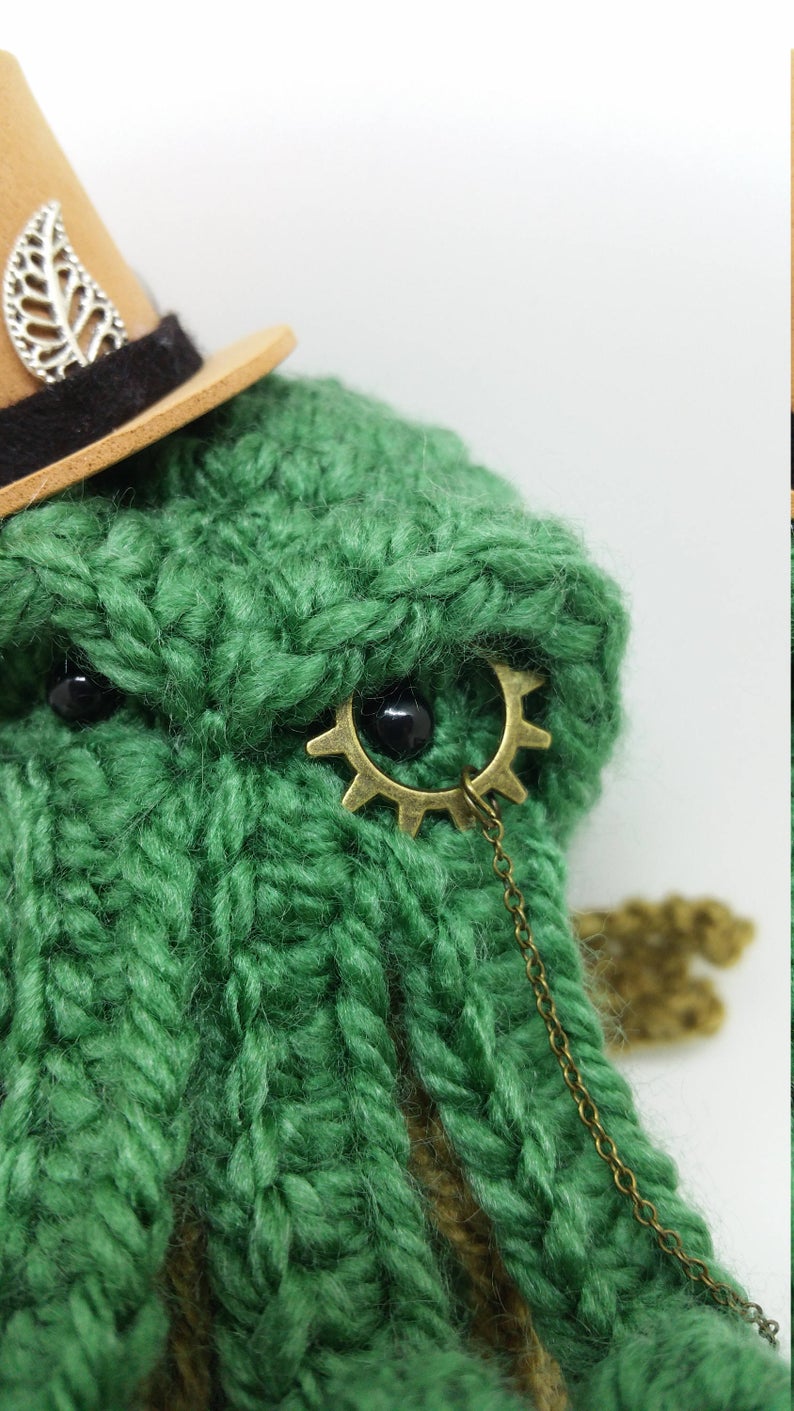 Muñeco Cthulhu steampunk