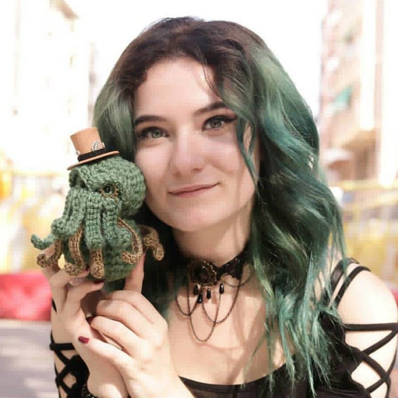 Muñeco Cthulhu steampunk