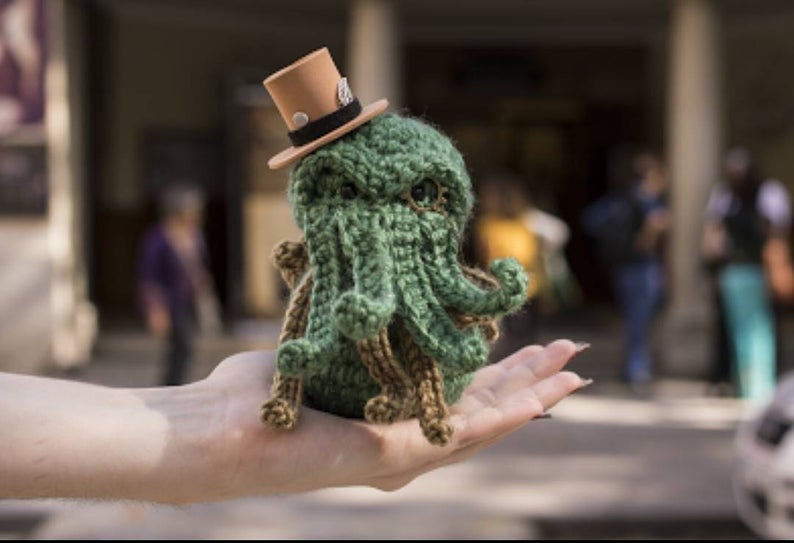 Muñeco Cthulhu steampunk