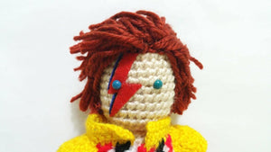 Muñeco de lana David Bowie Ziggy Stardust