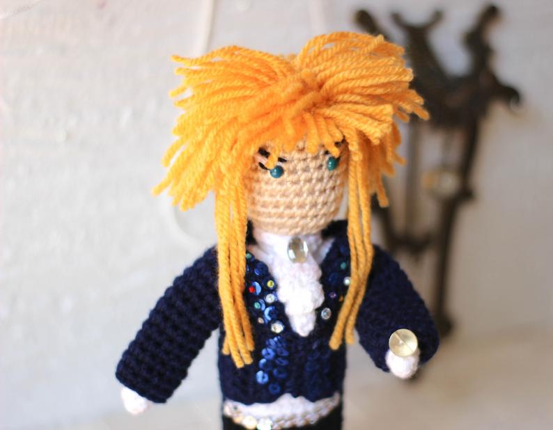 David Bowie Jareth Wool Doll