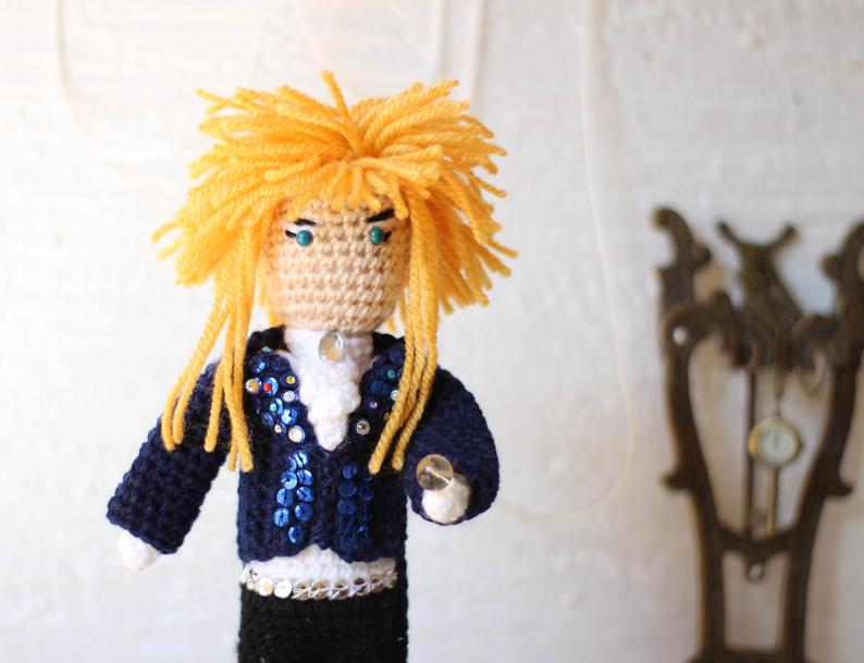 David Bowie Jareth Wool Doll