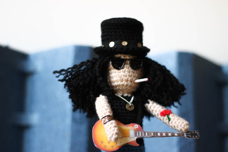 Slash: Guns n roses Wool Doll