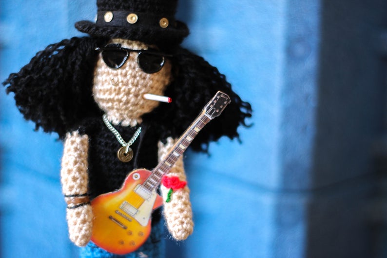 Slash: Guns n roses Wool Doll