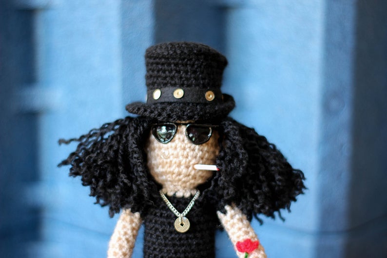 Slash: Guns n roses Wool Doll