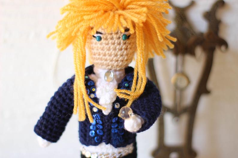 David Bowie Jareth Wool Doll
