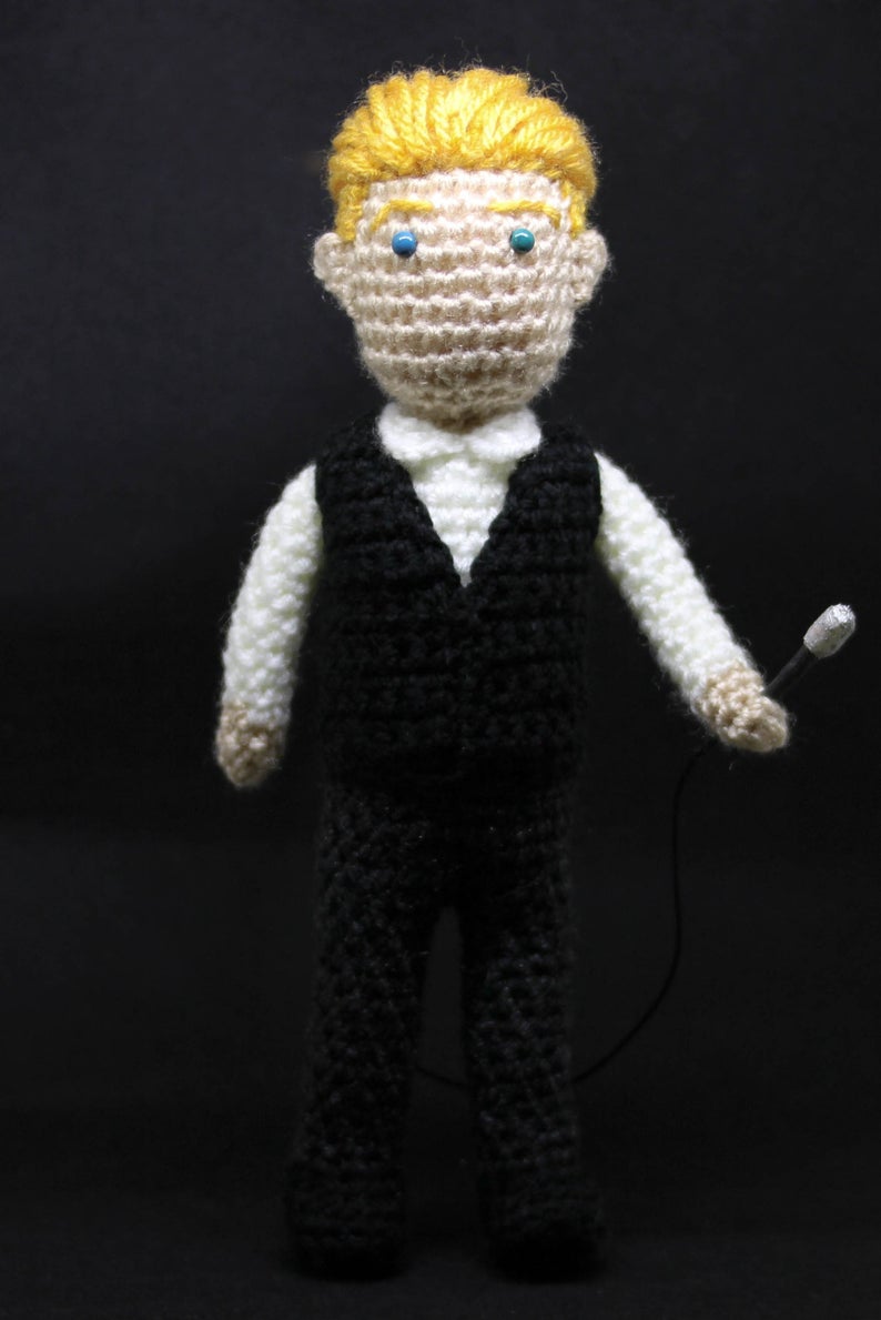 David Bowie White Duke Wool Doll