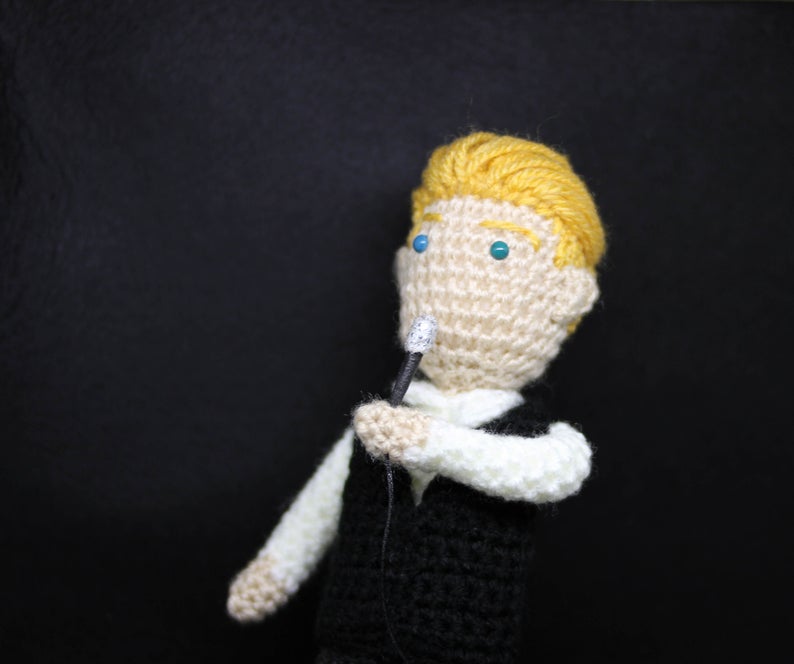 David Bowie White Duke Wool Doll