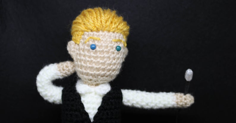 David Bowie White Duke Wool Doll