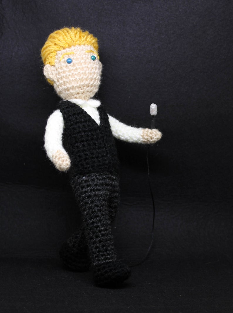 David Bowie White Duke Wool Doll