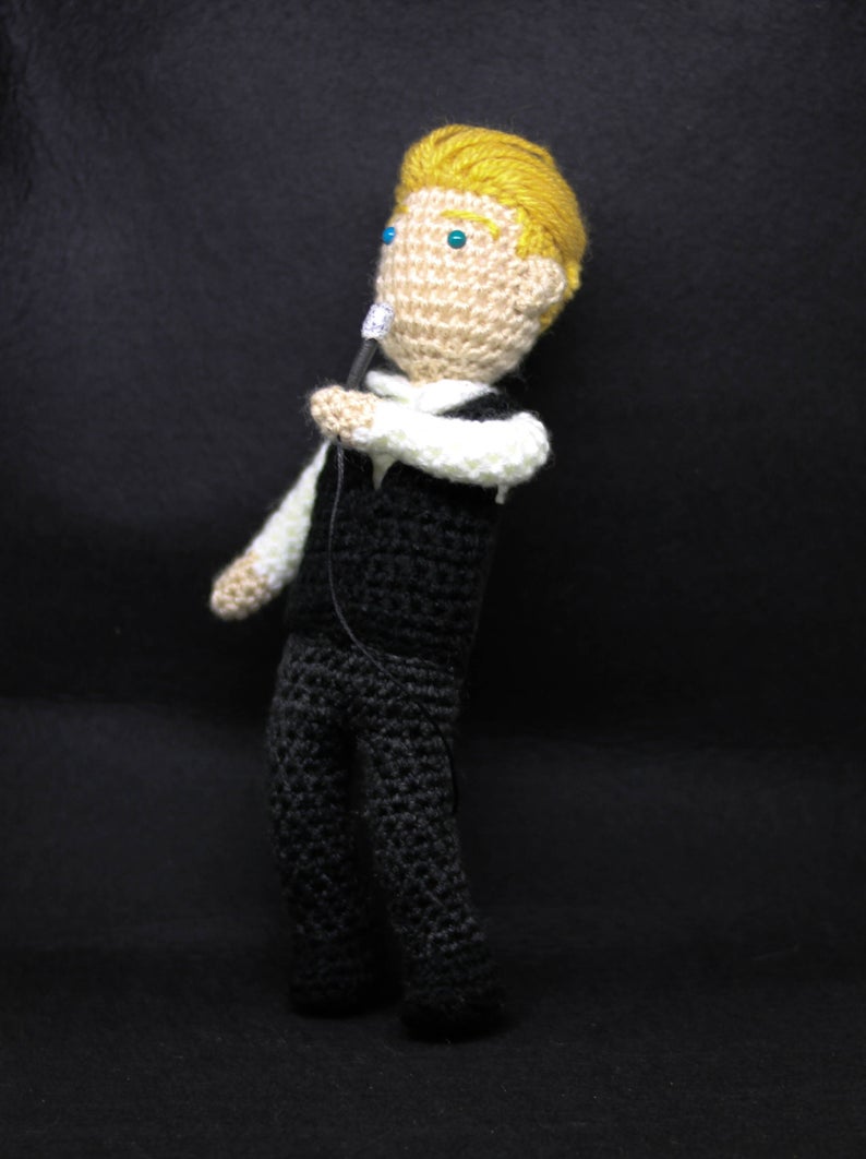 David Bowie White Duke Wool Doll