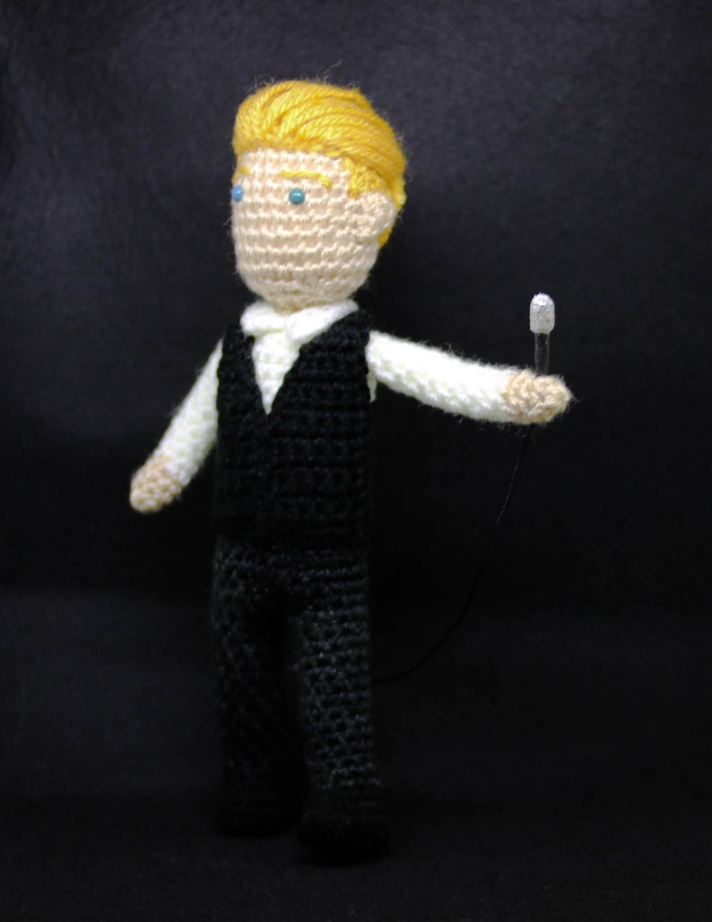 David Bowie White Duke Wool Doll