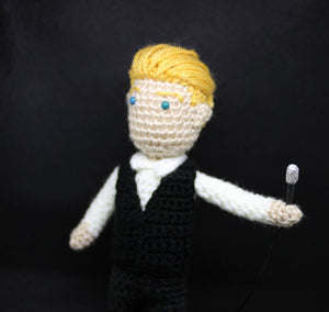 David Bowie White Duke Wool Doll