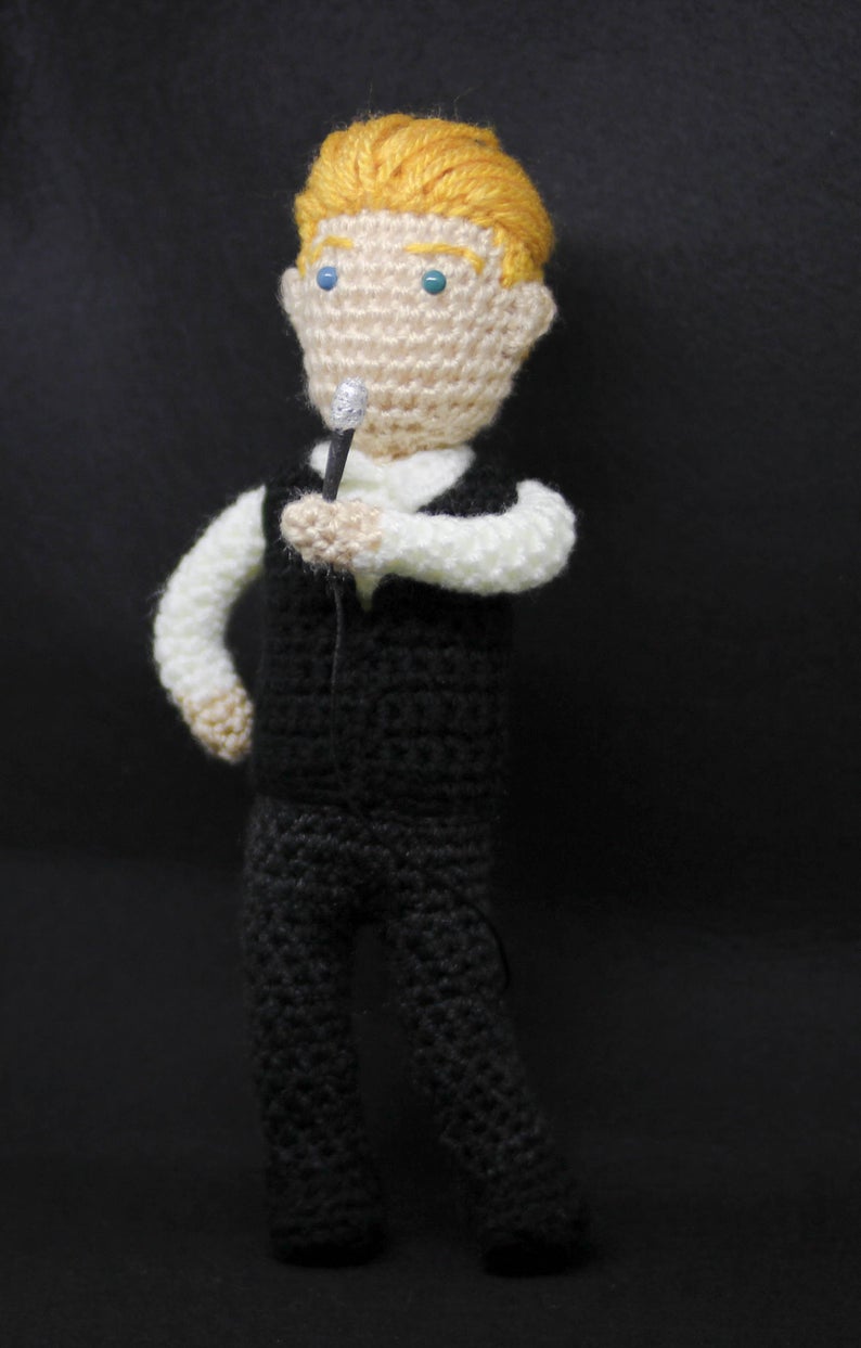 David Bowie White Duke Wool Doll