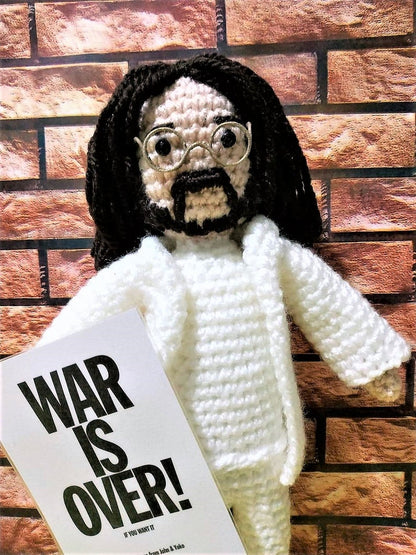 John Lennon Wool Doll