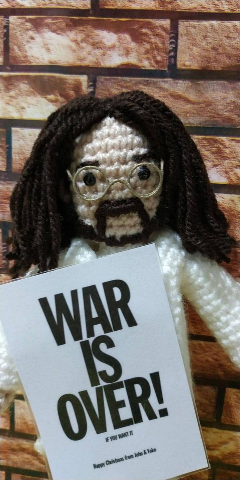 John Lennon Wool Doll