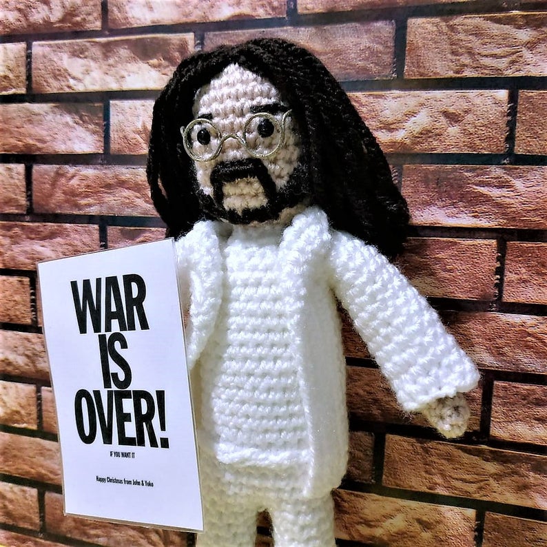 John Lennon Wool Doll