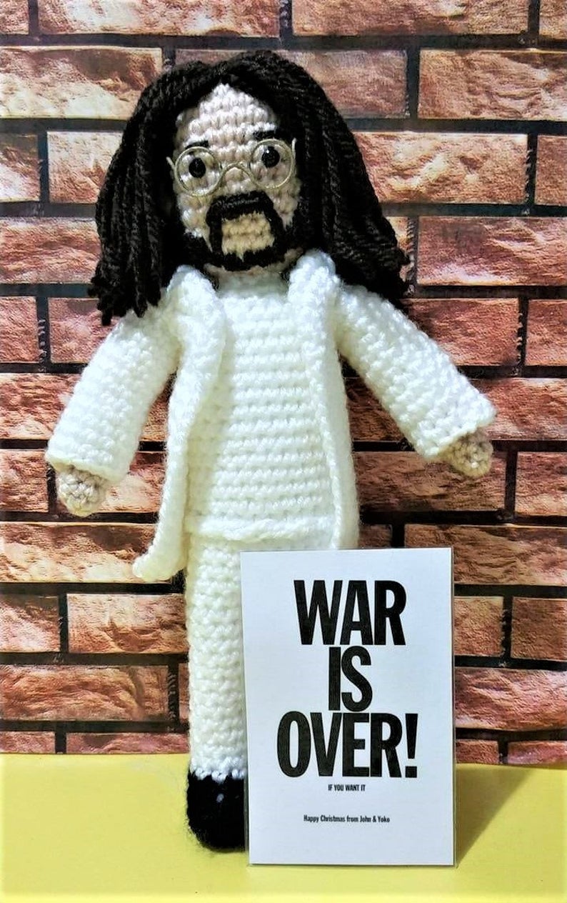 John Lennon Wool Doll