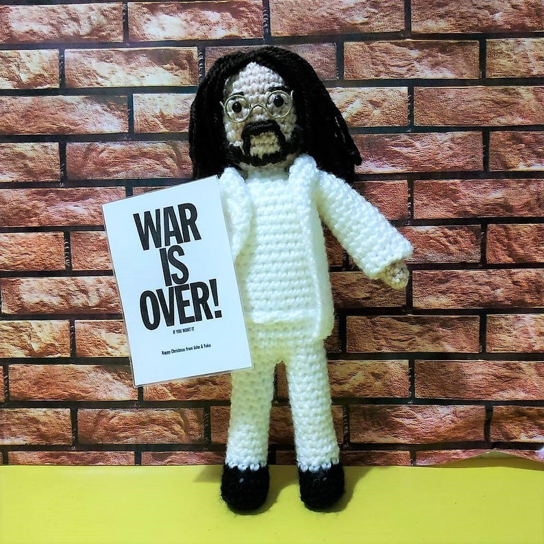 John Lennon Wool Doll