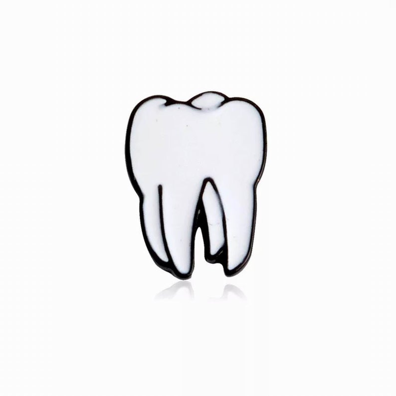 Tooth Pin Badge