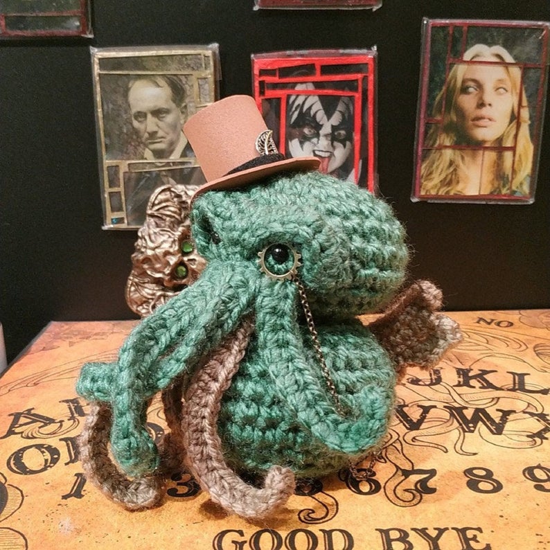 Muñeco Cthulhu steampunk