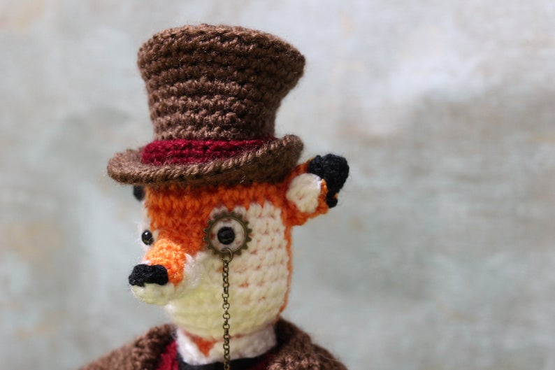 Lord Phileas Fox Wool Doll