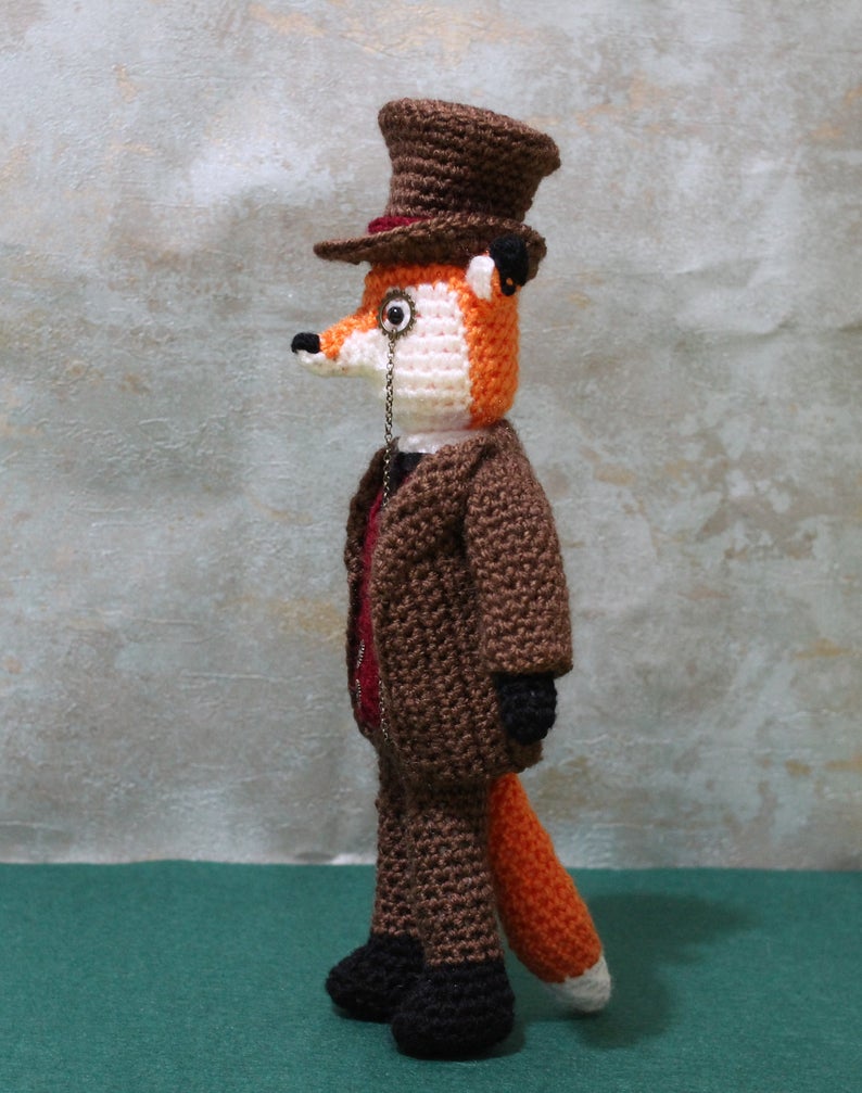Lord Phileas Fox Wool Doll