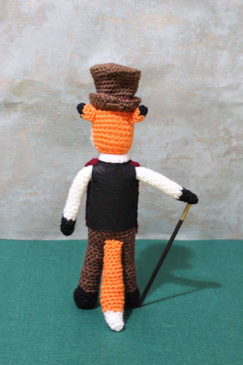 Lord Phileas Fox Wool Doll