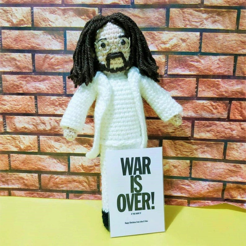 John Lennon Wool Doll