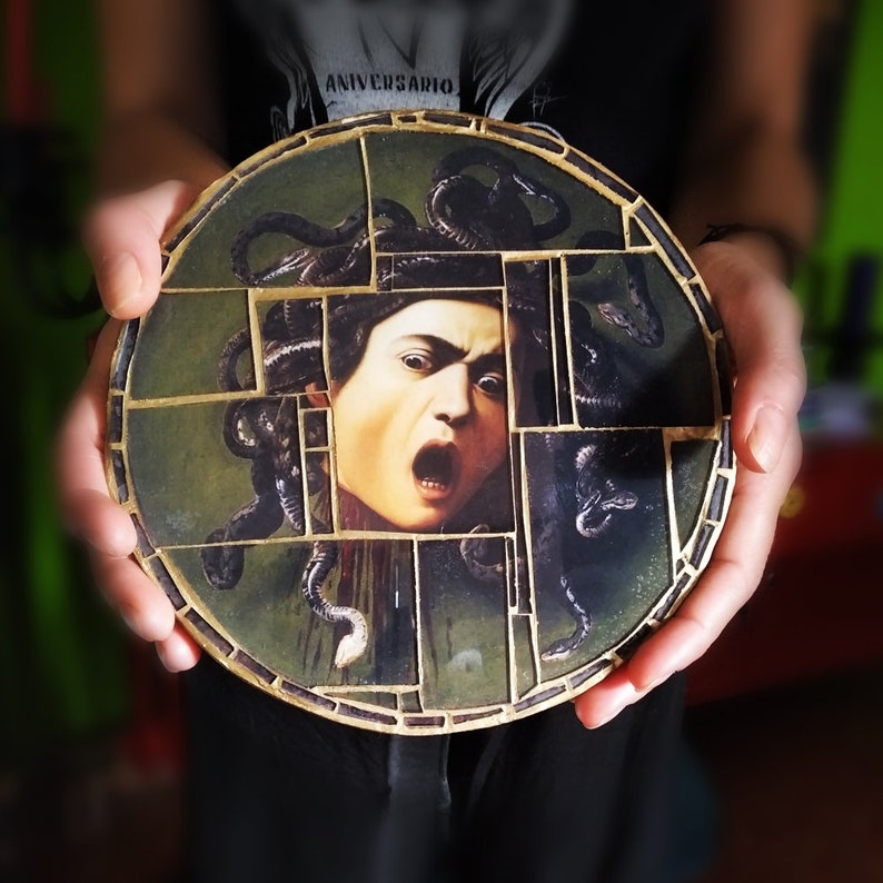 Wall Mosaic "Medusa by Caravaggio"