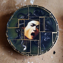 Load image into Gallery viewer, Wall Mosaic Medusa by Caravaggio