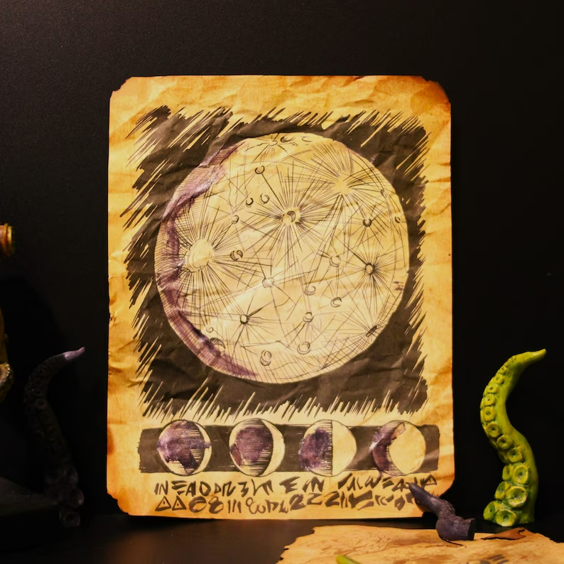 Handmade Necronomicon Scrolls
