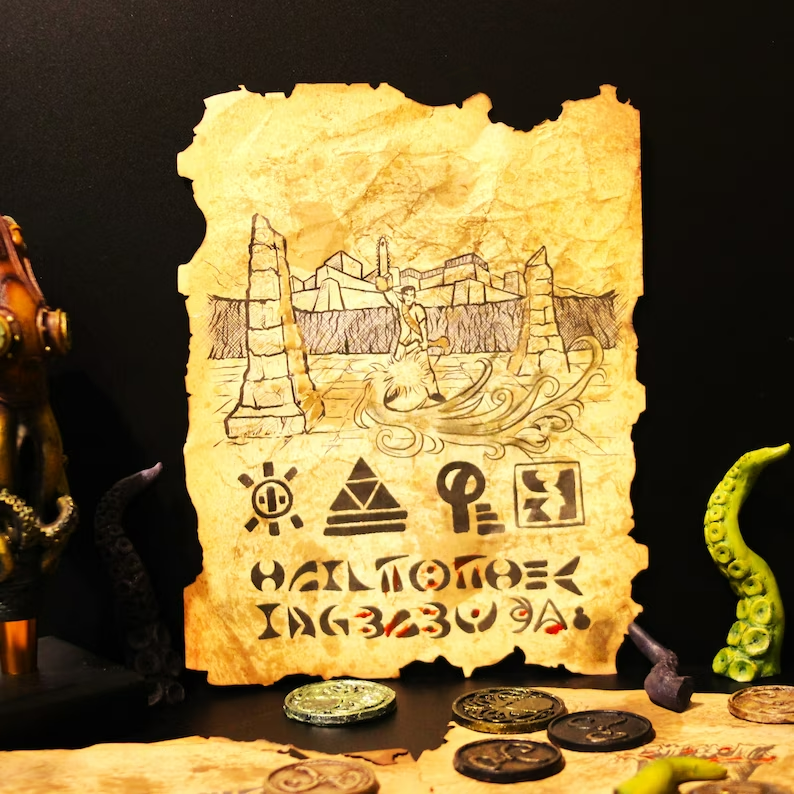 Handmade Necronomicon Scrolls