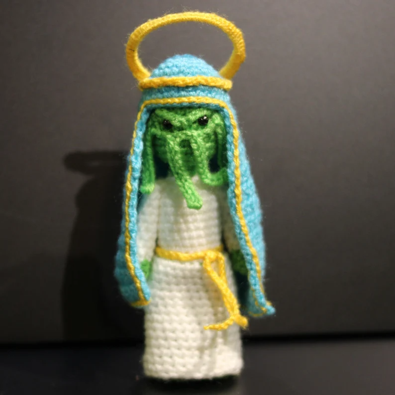 Nativity scene set Cthulhu
