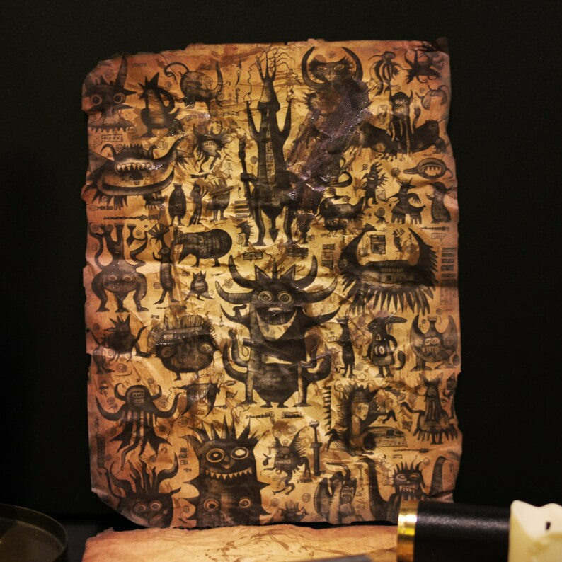 Handmade Hunter Scrolls