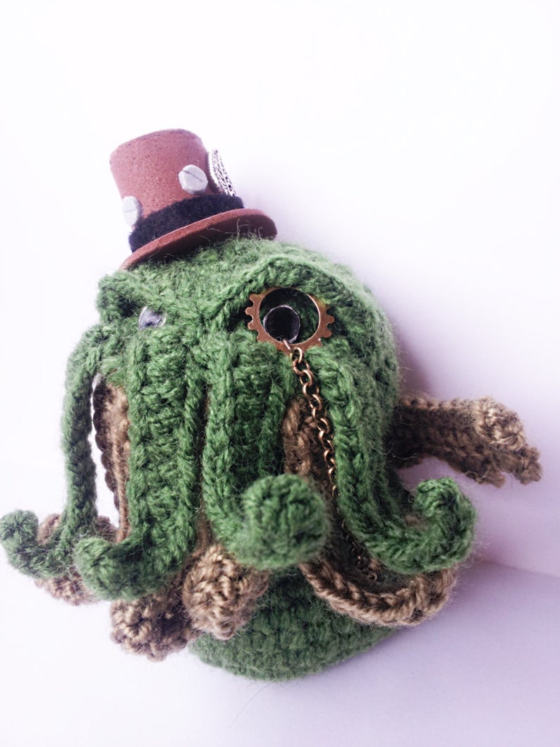 Muñeco Cthulhu steampunk