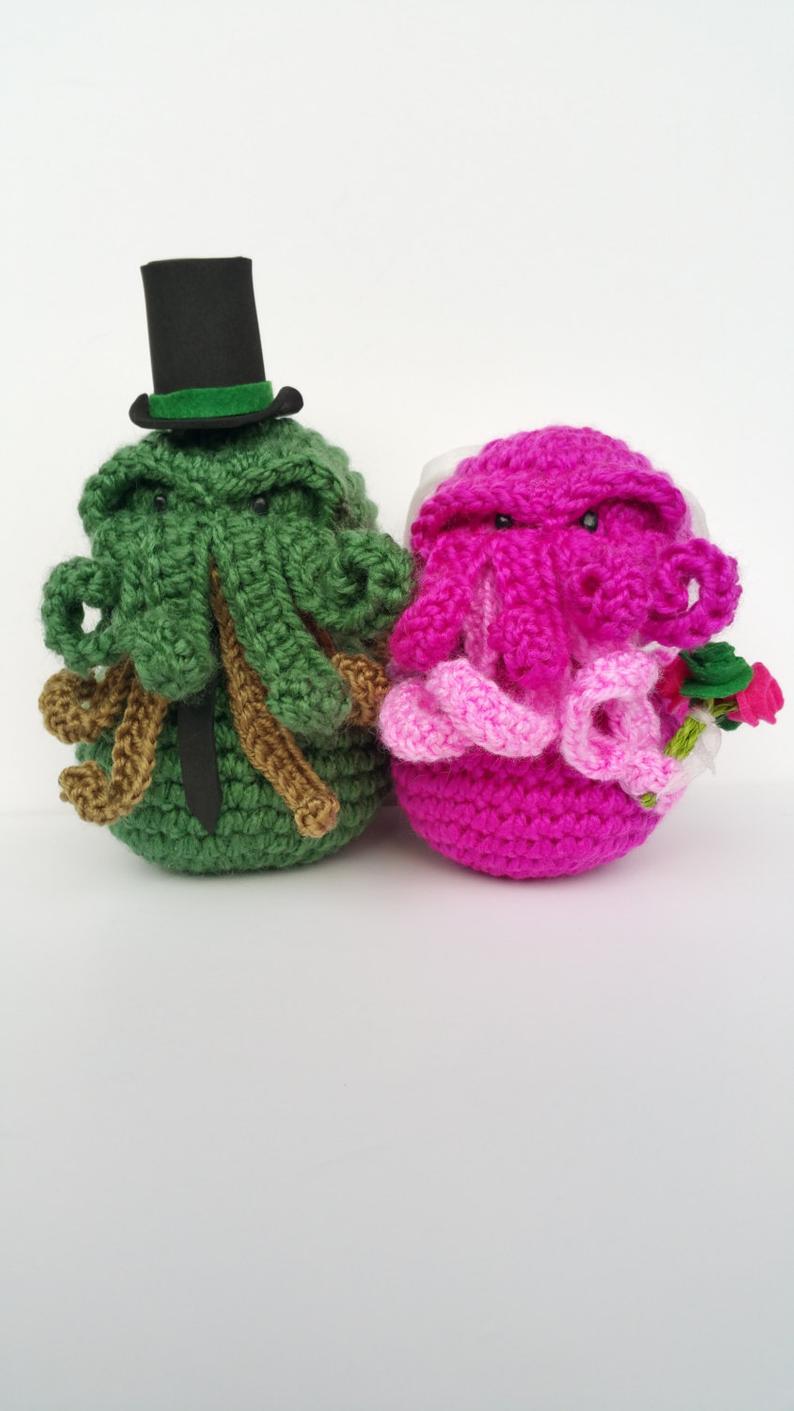 Bride & Groom Cthulhu Dolls