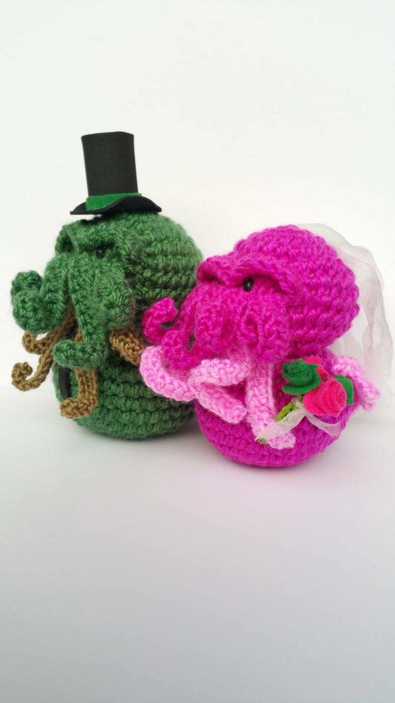 Bride & Groom Cthulhu Dolls