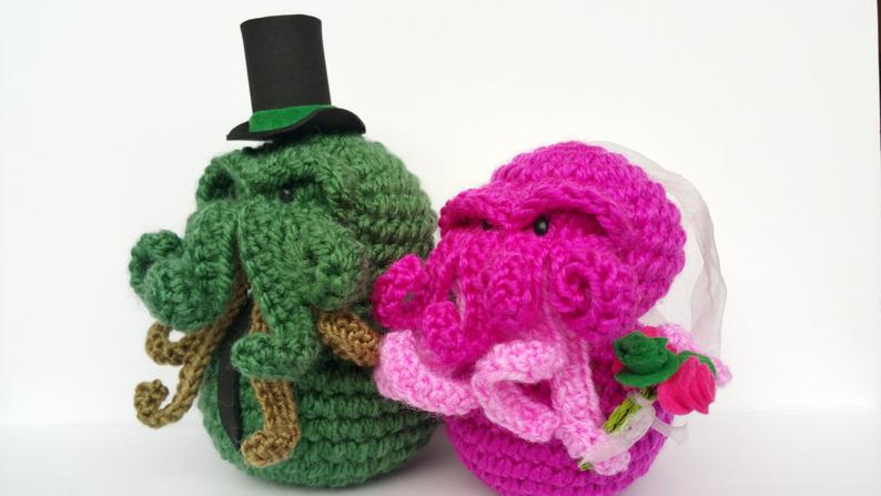 Bride & Groom Cthulhu Dolls