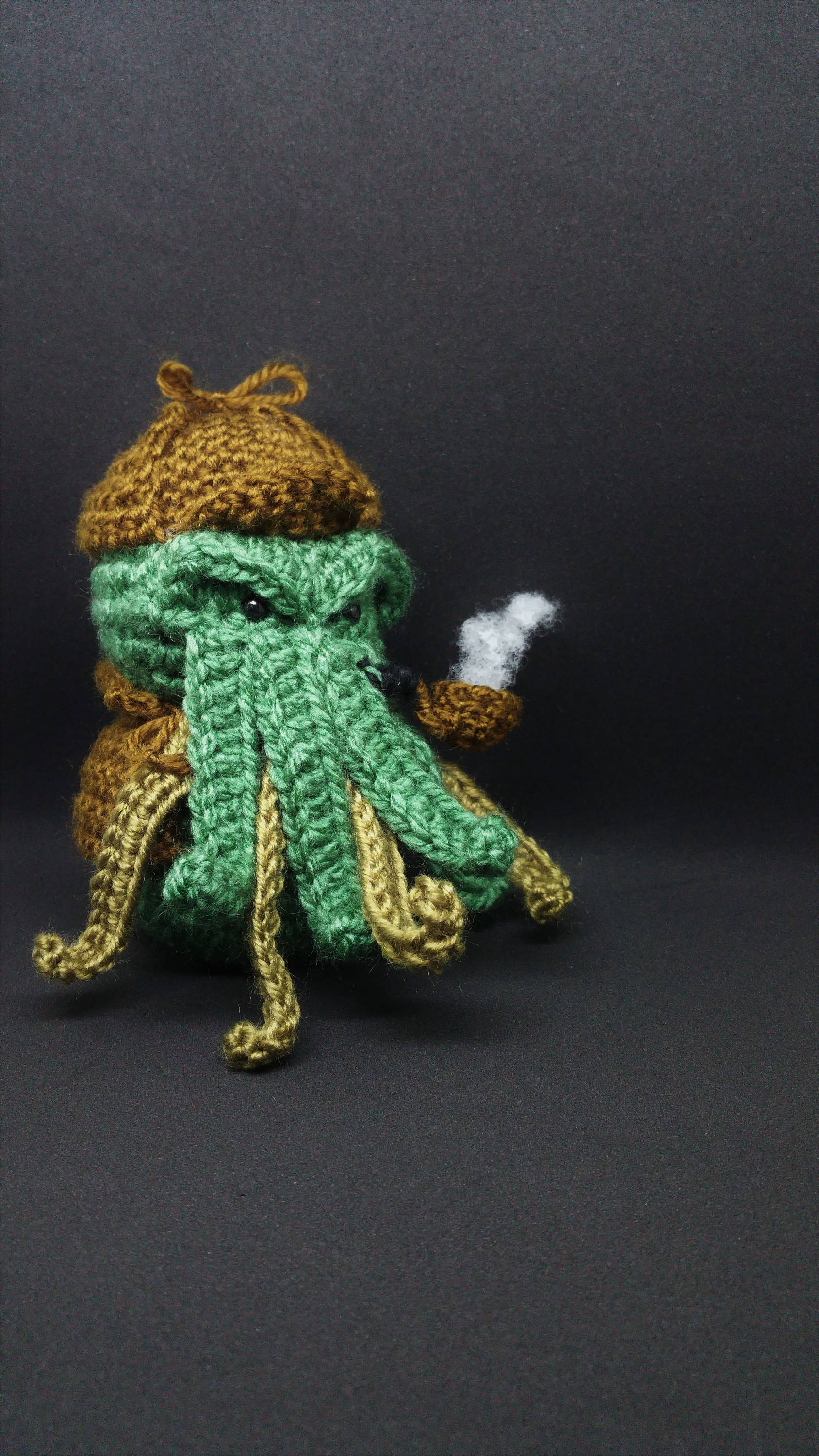 Sherlock holmes Cthulhu Wool Doll