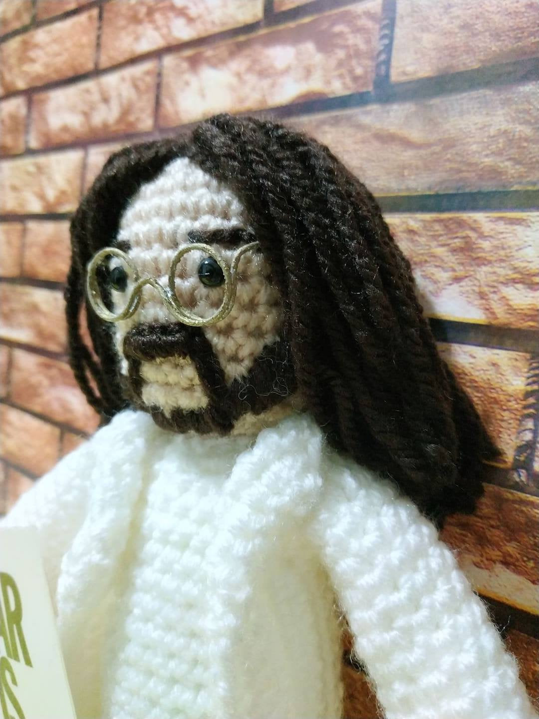 John Lennon Wool Doll
