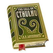 Load image into Gallery viewer, The Call of Cthulhu Book Pin Badge