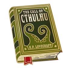 The Call of Cthulhu Book Pin Badge