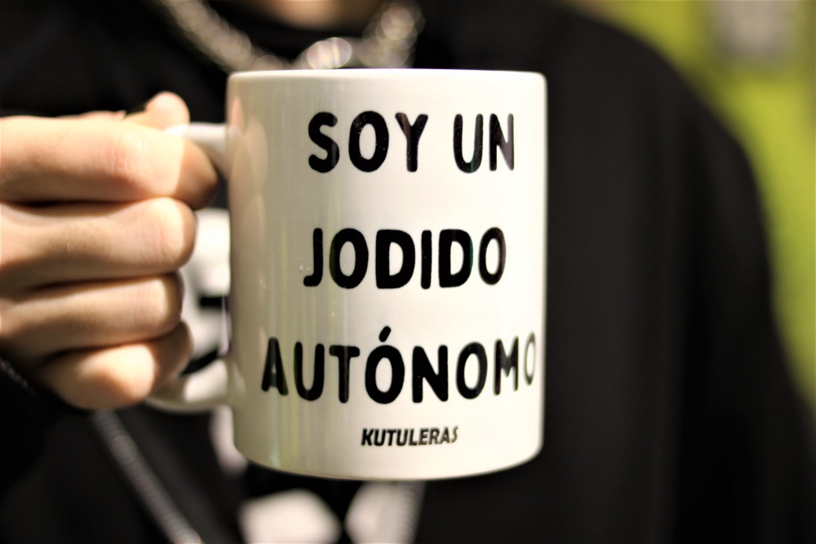 Taza "Soy un jodido autónomo"