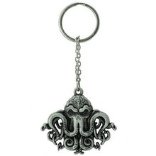 Load image into Gallery viewer, Cthulhu Silver metal keychain