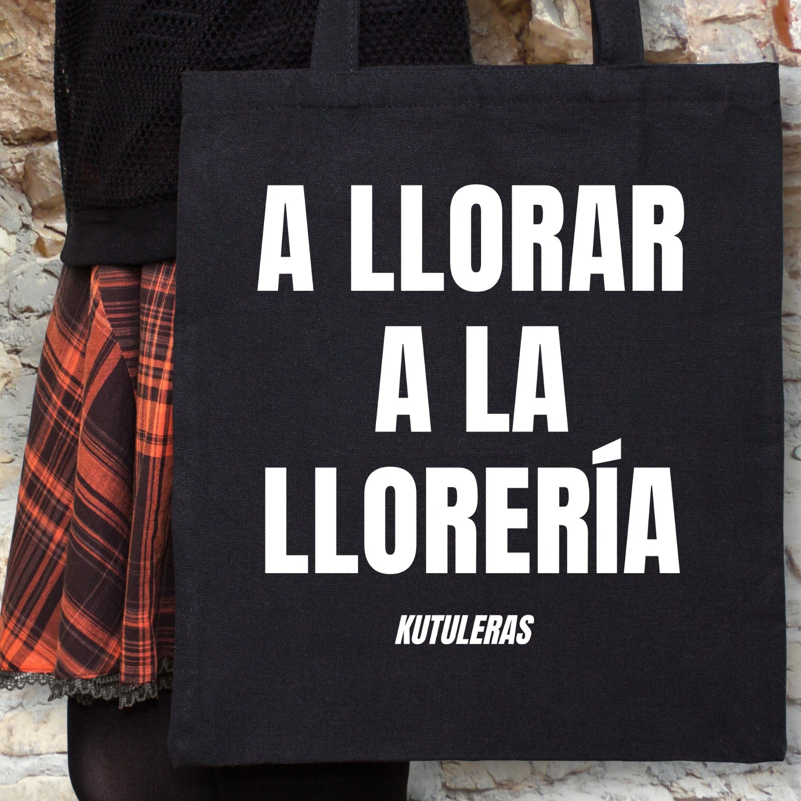 Tote bag "A llorar a la llorería"