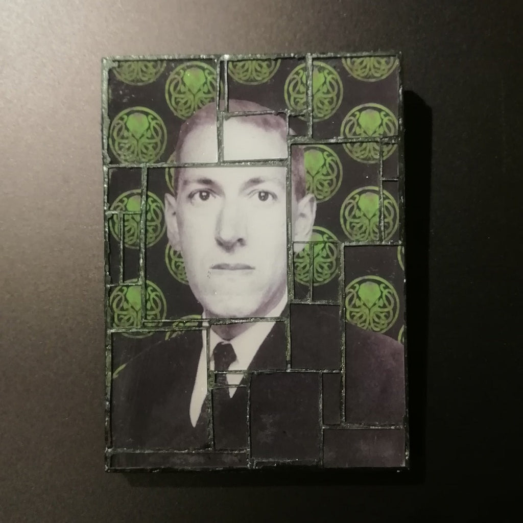 Wall Mosaic "H.P. Lovecraft Green"
